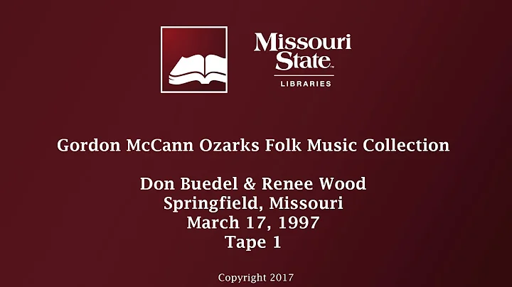 McCann: Don Buedel and Renee Wood, March 17, 1997
