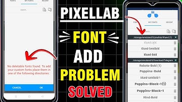 Pixellab App Font Add Problem Solved 2025 | Pixellab Me Font Add Nahi Ho Raha To Kya Karen | 2025