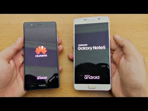 Huawei P9 vs Samsung Galaxy Note 5 - Speed Test! (4K)