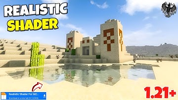 Best No Lag Realstic Shader Minecraft PE 1.21.44+ | Shader Mcpe 1.21 | Low End Device