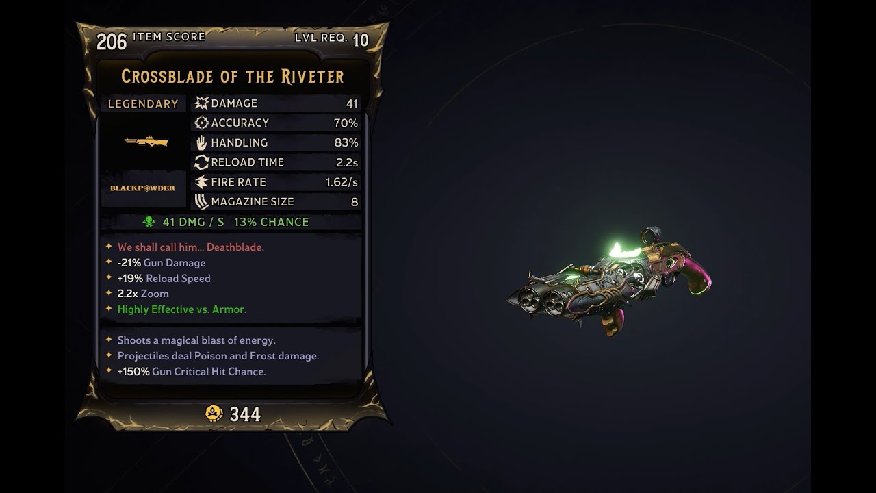 Crossblade of the Riveter (Legendary Shotgun) Tiny Tina's Wonderlands WONDERLANDS TTW 