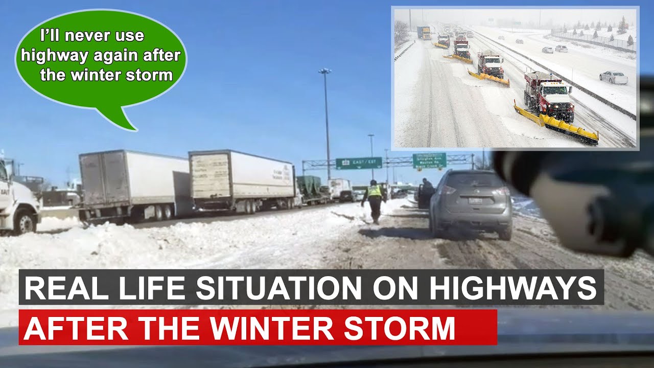 How is Like Driving on Toronto Highway 401, 427, 400 After the WINTER STORM