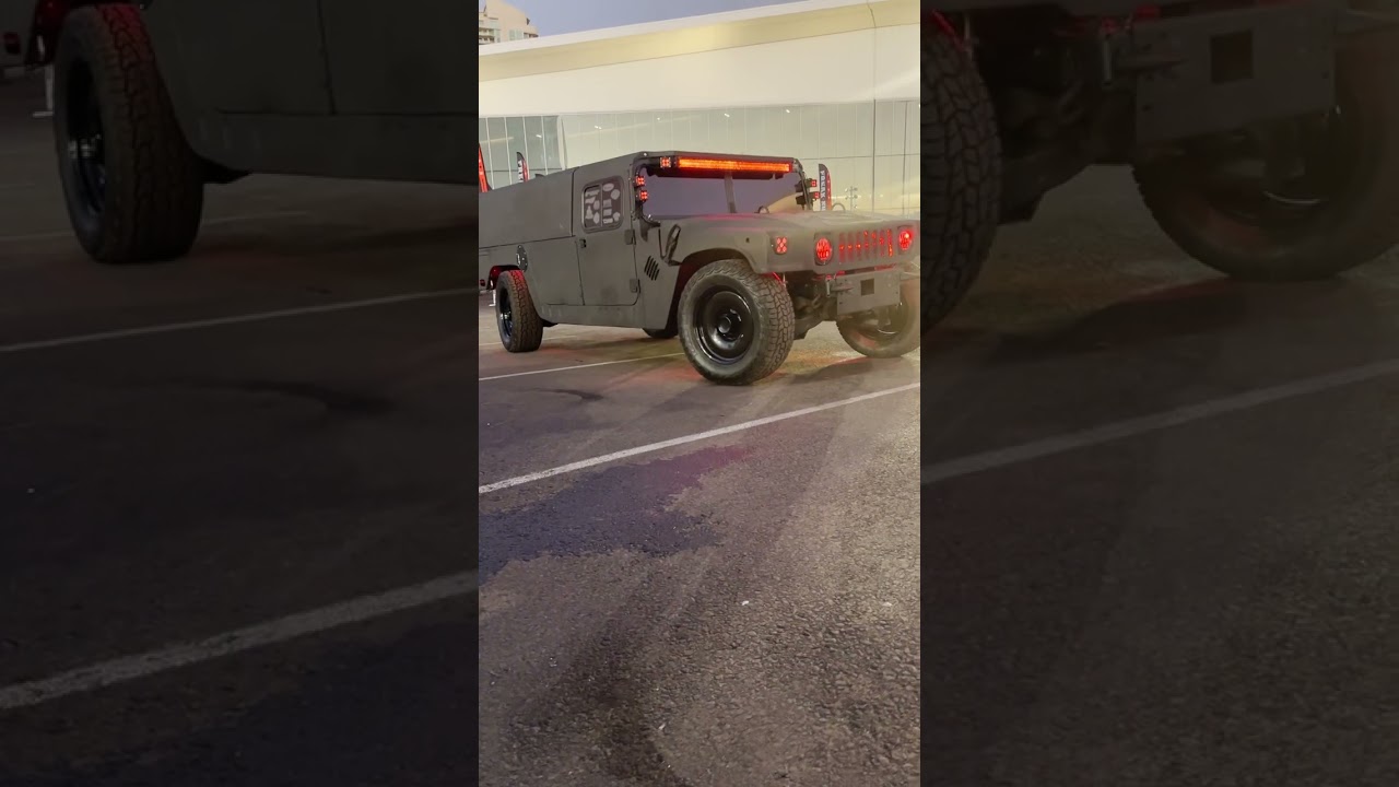A military humvee on hydraulics?!! FreakShow Builds!! QuakeLED!!