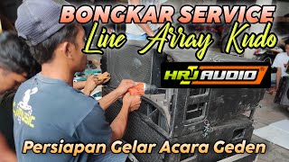 Hrj  Cek Line Array Kudo Persiapan Acara Geden