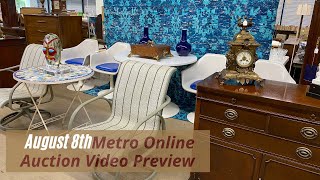 August 8 Metro Online Auction