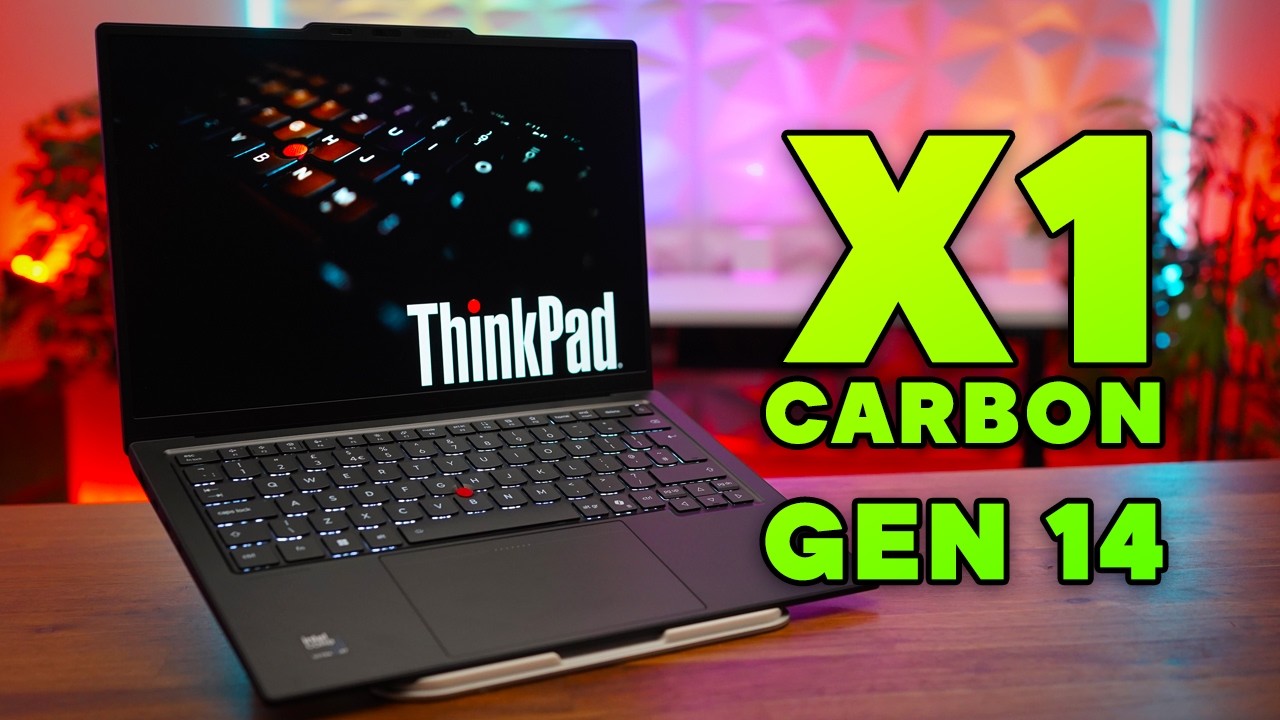 ThinkPanther X1 Carbon 第14世代の開封＆初見レビュー - Core Ultra