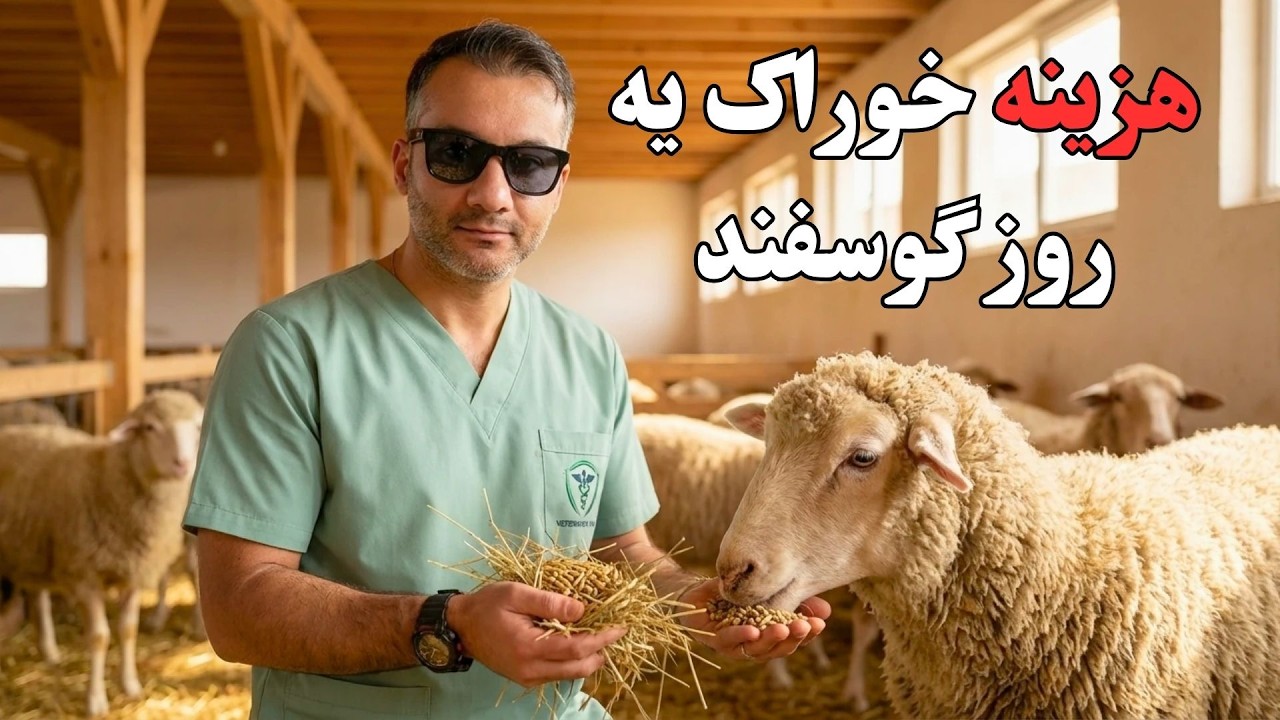 هزینه نگهداری (خوراک) یک روز گوسفند چقدره؟