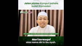 WAQAF QURAN SPECIAL RAMADHAN