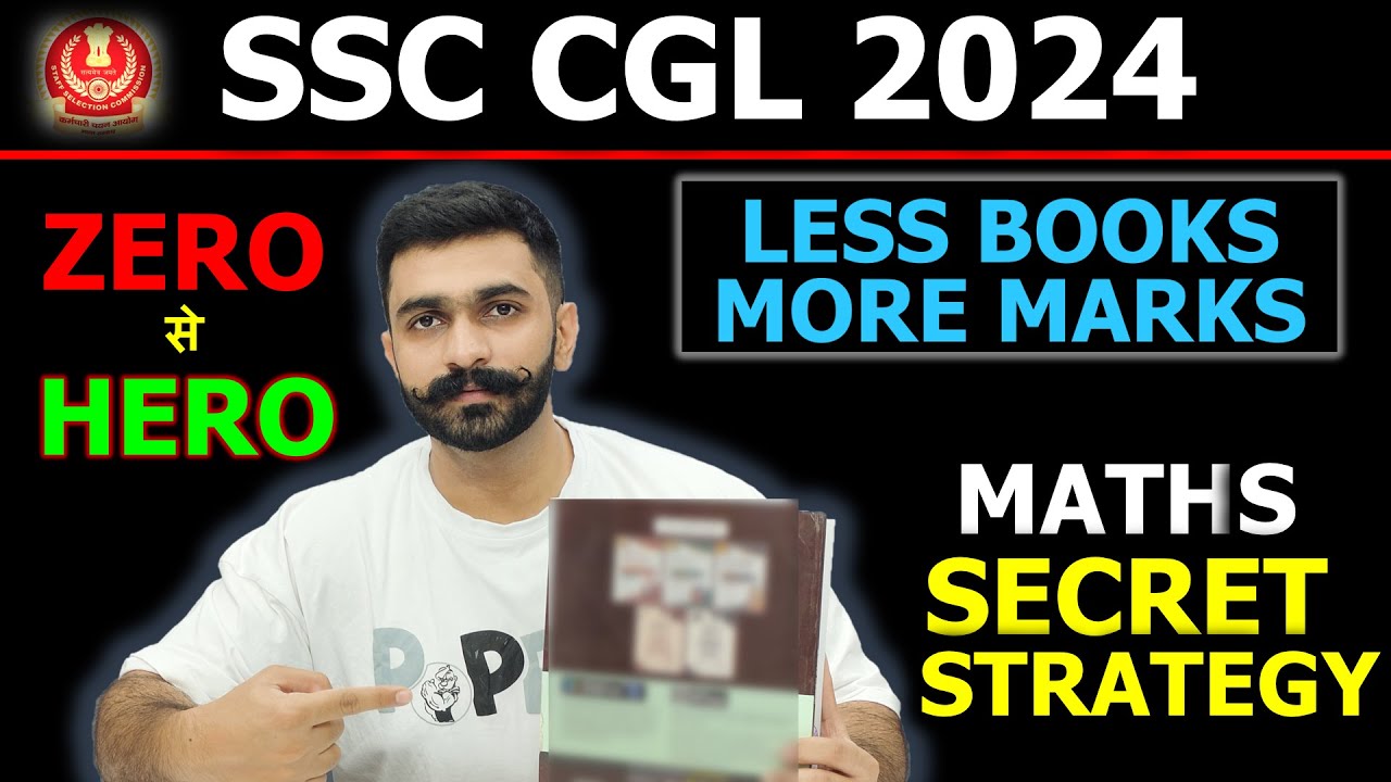 SSC CGL 2024 Maths Master Plan | Strategy to Crack SSC CGL in First ...