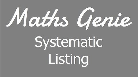 Systematic Listing