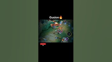 Gusion on fire🔥  #gusion #mlbb #shorts