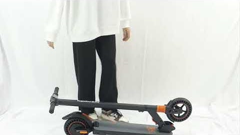 How to fold AOVO kukirin S1 pro electric scooter? | Folding tutorial