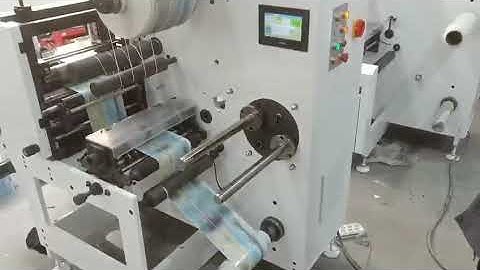 Blank label die cutter max 210meters Servo Driven High Speed Die Cuttting Machine