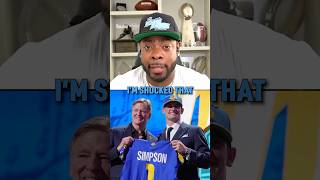 RICHARD SHERMAN SHOCKED 😳 Rams STUN NFL with Ty Simpson at #13!