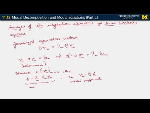 11.12. Modal Decomposition