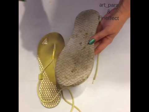 Вопрос: Как очищать резиновые части на обуви?