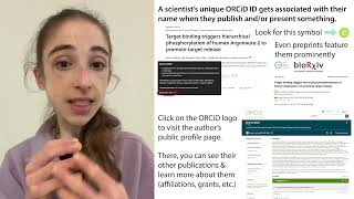 ORCiD IDs: What those green \