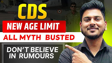 UPSC CDS Age Limit | CDS 2026 Eligibility | Maximum Age Limit for CDS 1 2026 | Sahil Bhaiya