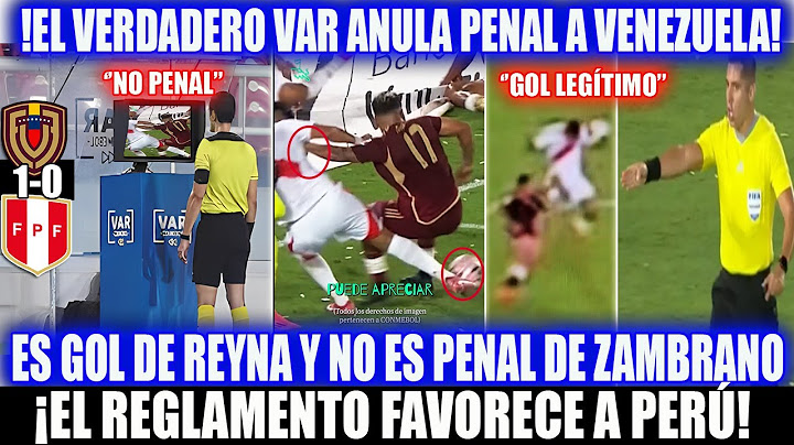 EL VERDADERO VAR ANULA PENAL A VENEZUELA Y REGLAMENTO IFAB FAVORECE A PERÚ! NO ERA PENAL.