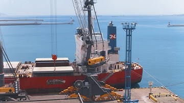 Liebherr – LPS 420 E: Purely electrical portal crane