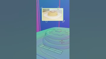 15 minute pancakes in Blender #blender #blender3d #3dart #3dmodeling #3d #challenge #pancakes