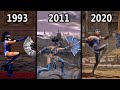 Evolution of Kitana's Fan Toss (1993-2020)