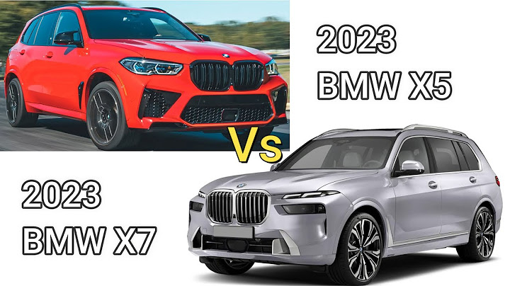 2022 bmw x5 vs 2022 bmw x7