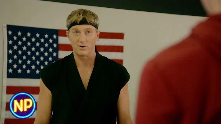 Johnny Teaching a Packed Dojo | Cobra Kai: Season 1, Episode 6