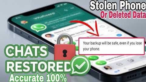 🔥 WhatsApp Chat Backup to New Phone Even If You Lost Your Phone | WhatsApp New Update 2025