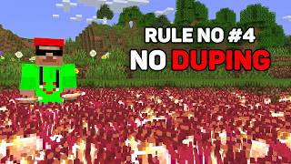 Why I Secretly Broke Every Rule on This RANDOM Minecraft Server
