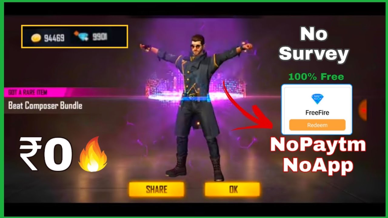 How To Get Free Diamonds In Free Fire No Paytm No Apps 2020 Youtube