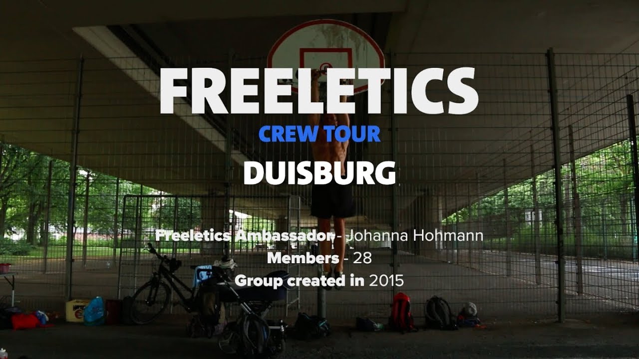 bodyweight training at home Freeletics Crew Tour 2017 | Duisburg, Germany
