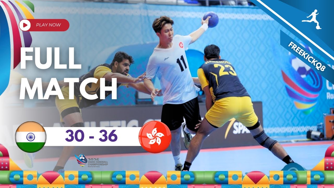مباراة هونغ كونغ vs الهند - كأس آسيا لكرة اليد 2026 الكويت Hong Kong vs India 2026-1-19