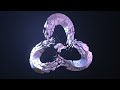 Fractures mograph on Knot - Blender Geometry Nodes 3.0 Field; Noding-Product