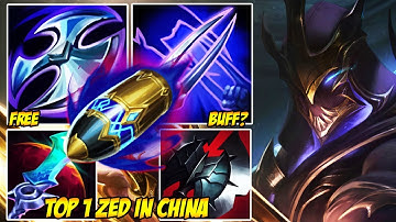 WILD RIFT CHINA TOP 1 ZED - 1v9? MORE LIKE SOLO QUEUE ASSASSINATION.