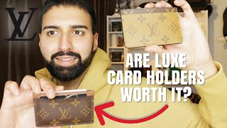 LOUIS VUITTON Monogram Reverse Card Holder Wallet Business Card