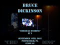 Bruce Dickinson - September 13th, 2025 - Pittsburgh, PA - Chemical Wedding pt 2 #shorts #live #song