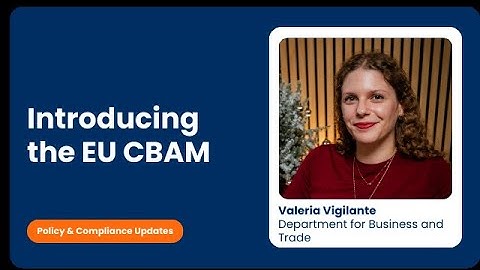 Introducing the EU CBAM