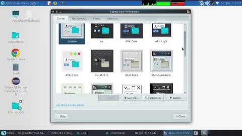How to change Parrot OS theme and background image