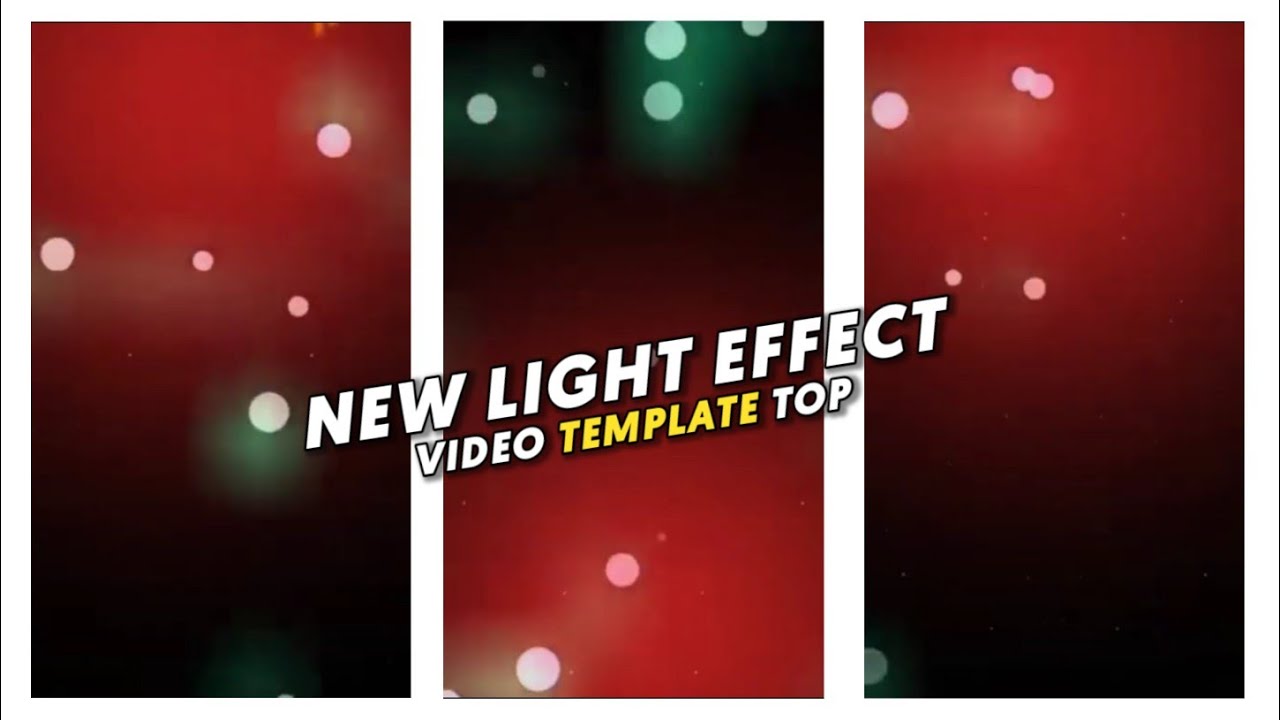 New Light Effect Video Green Screen Video Black Screen Light Video light effect video