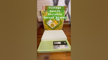 Vintage Zenith Working Portable Record Player