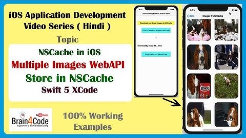 How to Store Multiple Images in NSCache From WebAPI CollectionView Swift 5 XCode | Swift in Hindi