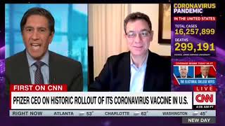 CNN interviews Albert Bourla CEO Pfizer