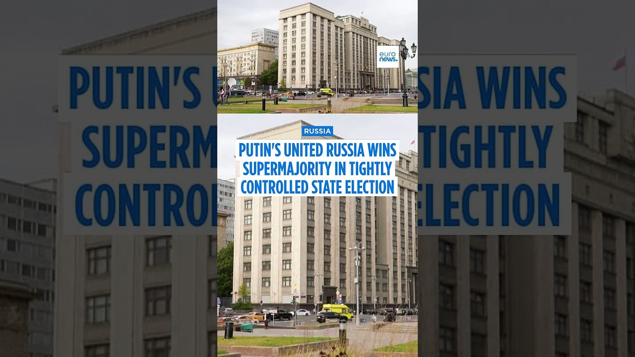 Putin's party wins record Duma majority in Kremlin-controlled elections as EU vows sanctions