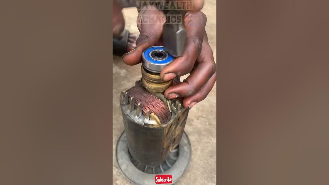 How to Remove generator armature bearing and install donyboy73