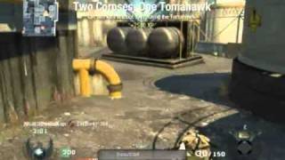 C.o.D. Black Ops - Amazing Quad Tomahawk Kill! Must Watch!