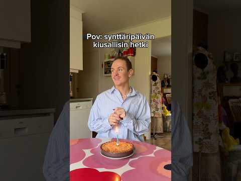 Synttäreiden kiusallisin hetki.. 😂 Täytän tänään 21v 🎂