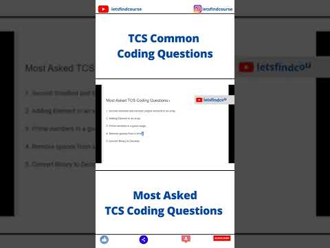 (Most Asked) TCS