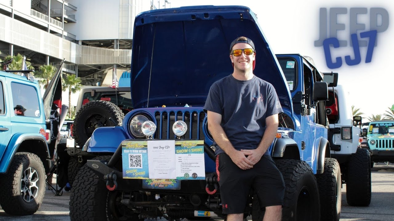 Interview at Jeep Beach - Taylor's Clean 1980 Jeep CJ7