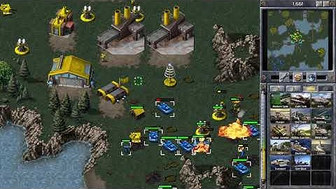 C&C Red Alert Remastered 1 v 1 skirmish (No Commentary)